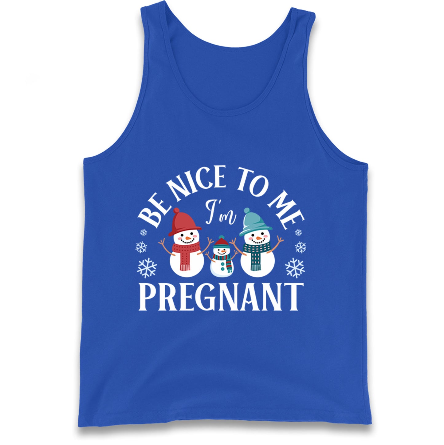 Pregnant At Christmas Tank Top