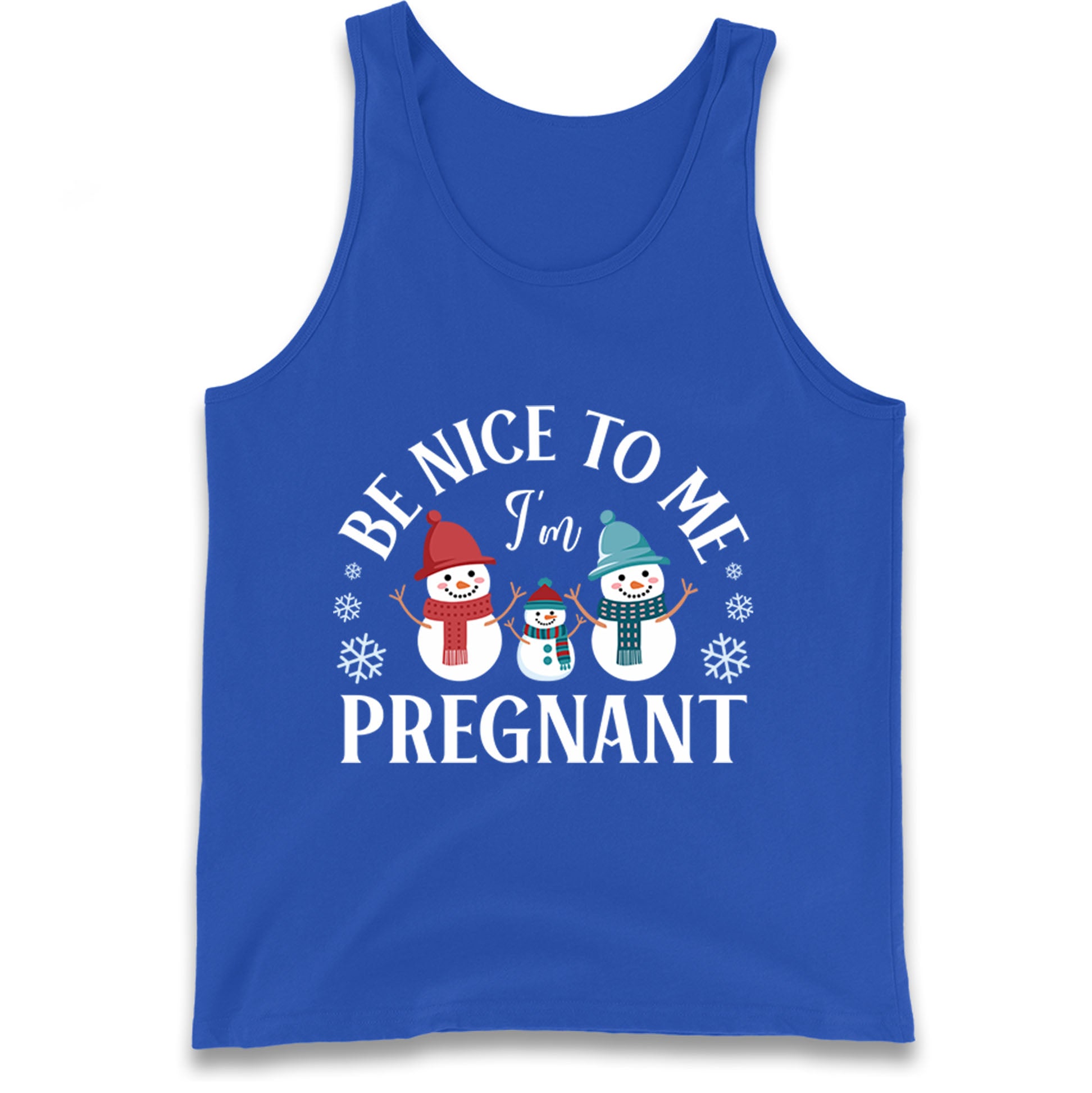 Pregnant At Christmas Tank Top