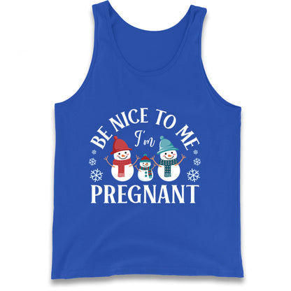 Pregnant At Christmas Tank Top