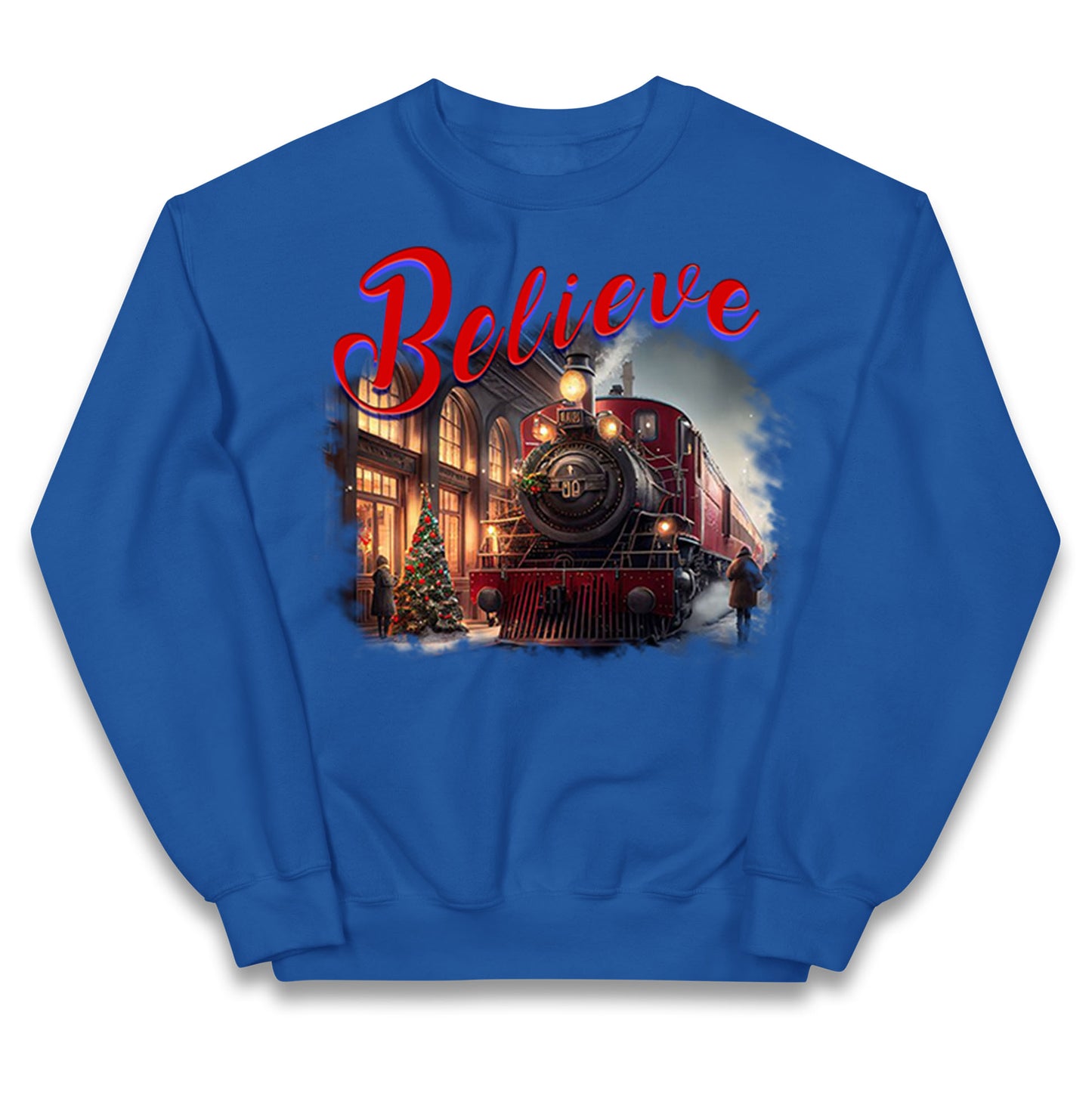 polar express christmas jumper