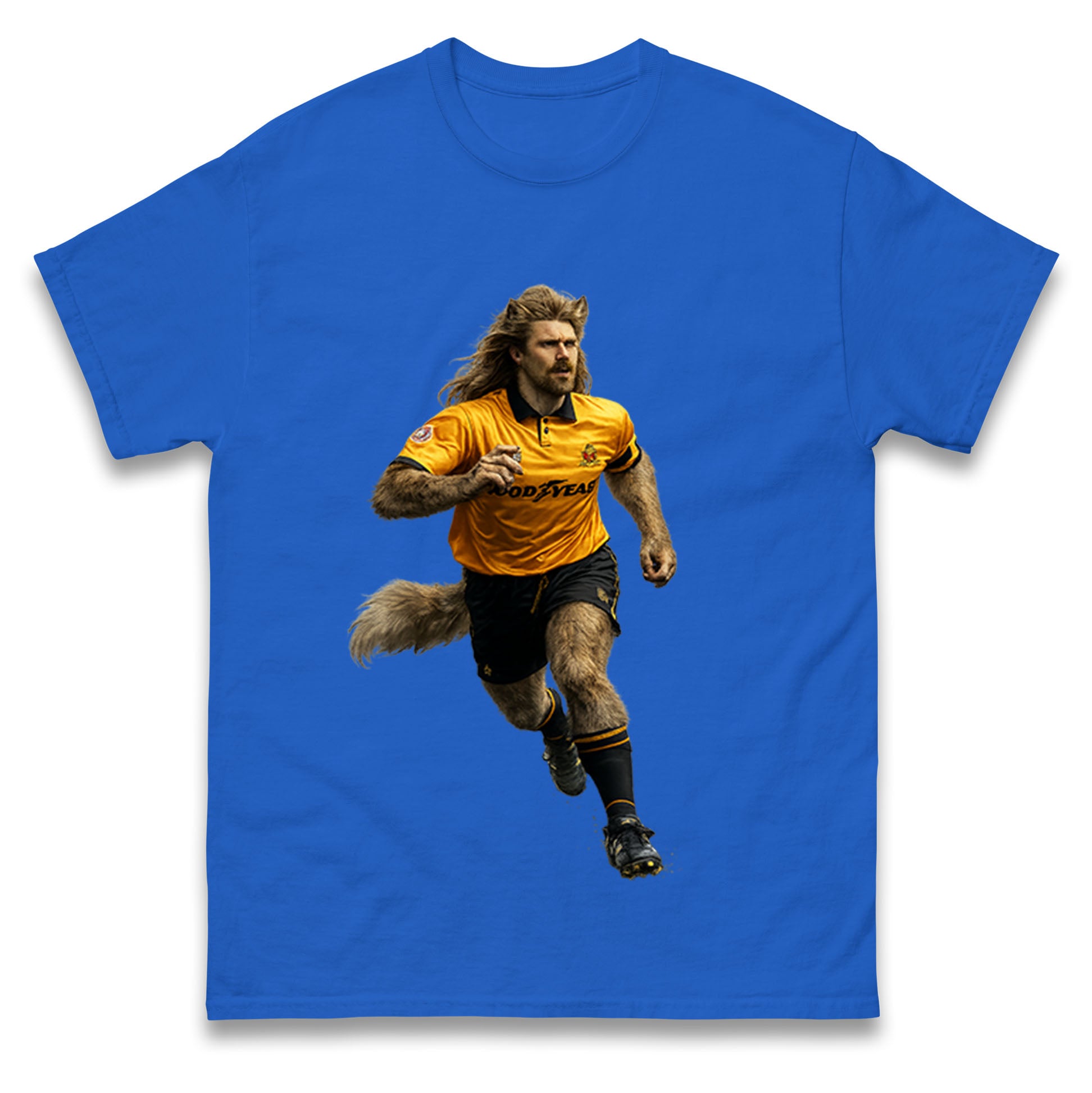 Retro John The Wolf Wolves Football T Shirt