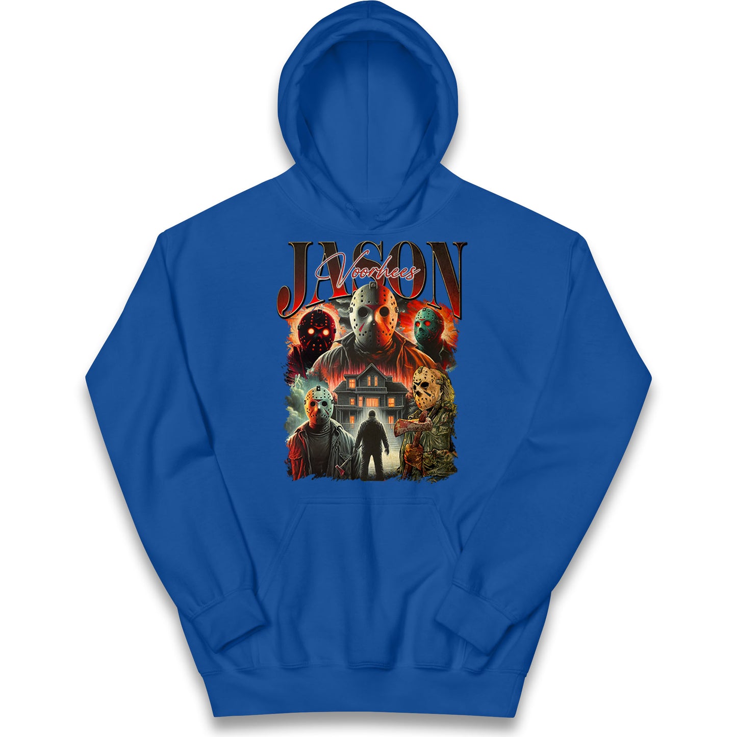 Jason voorhees scary Halloween Bootleg Kids Hoodie