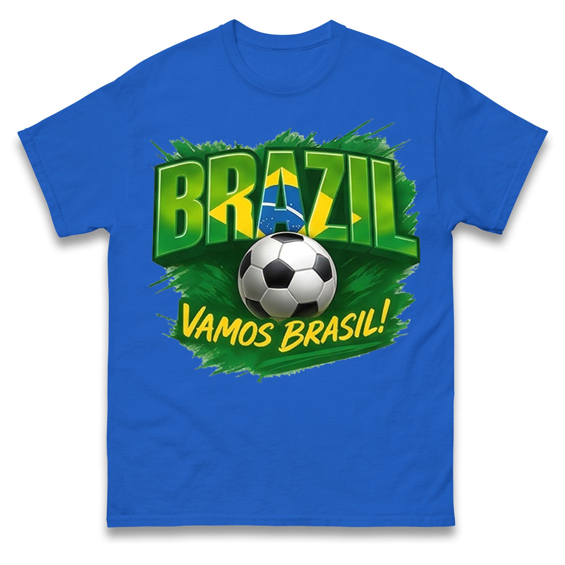Brazil Retro Football T Shirt 
