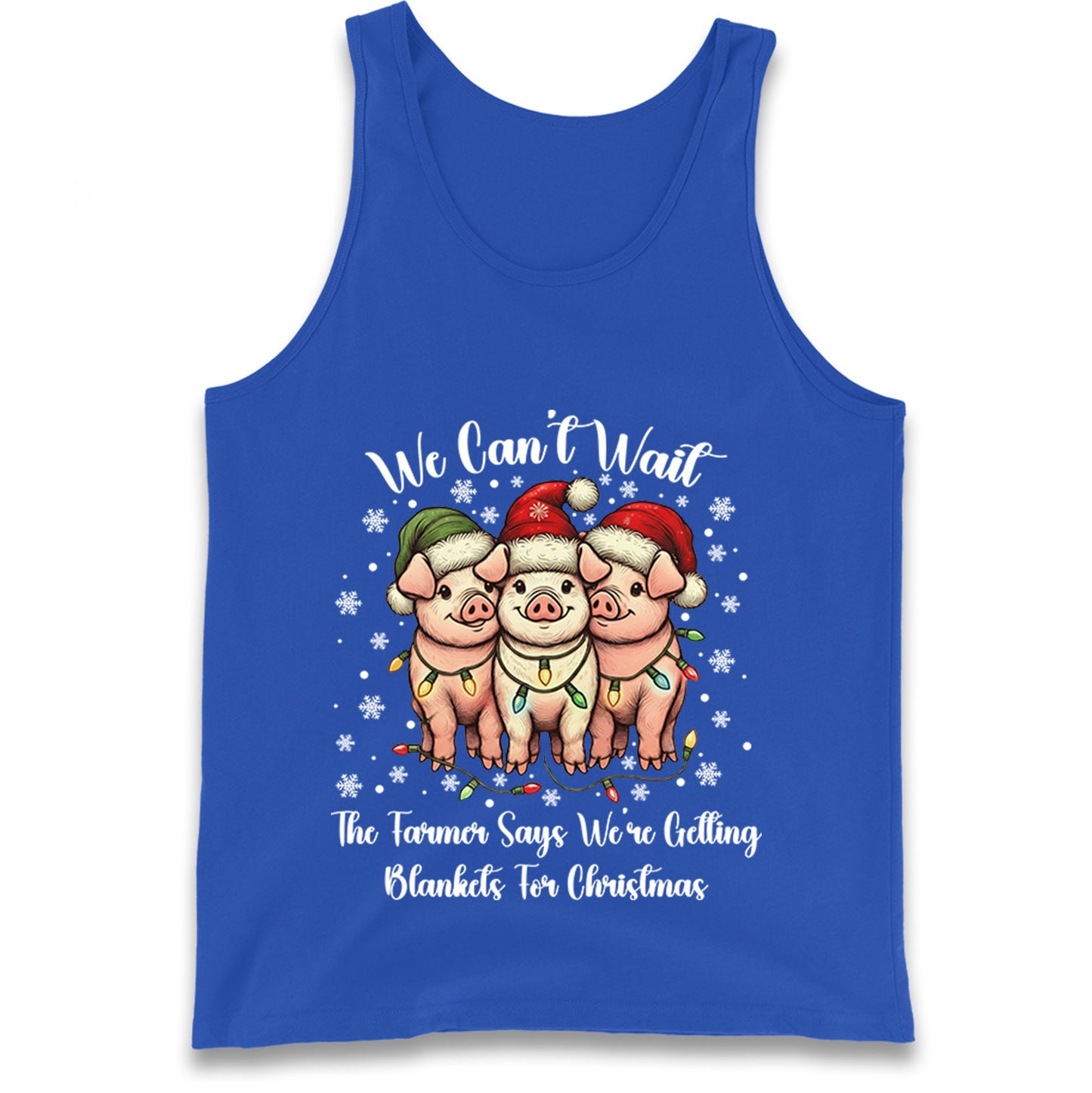 Three Pigs Christmas Tank Top
