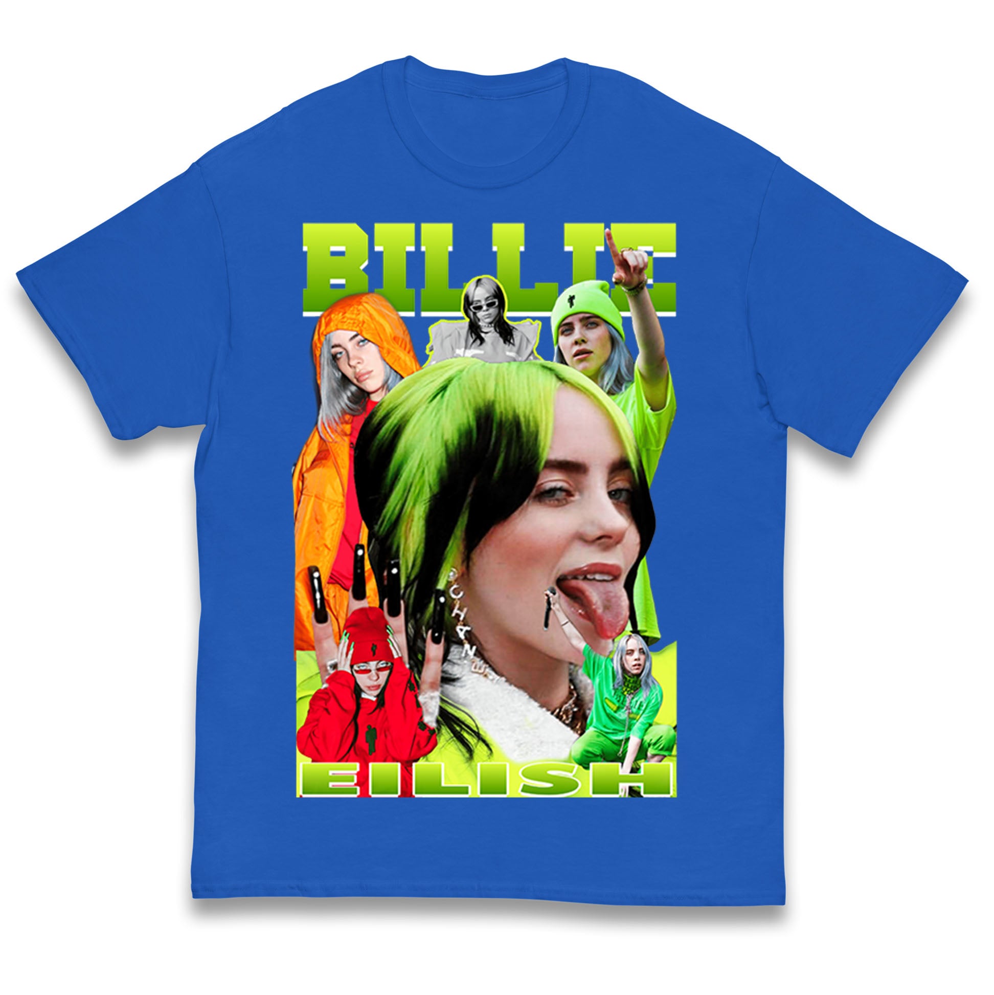 Billie Eilish Green Kids T Shirt
