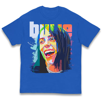 Billie Eilish Painting Kids T Shirt 