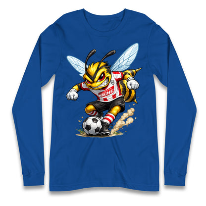 Retro Brentford FC Longsleeve T Shirt