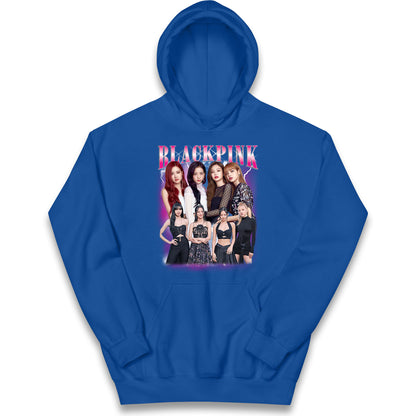 Black Pink Kids Hoodie