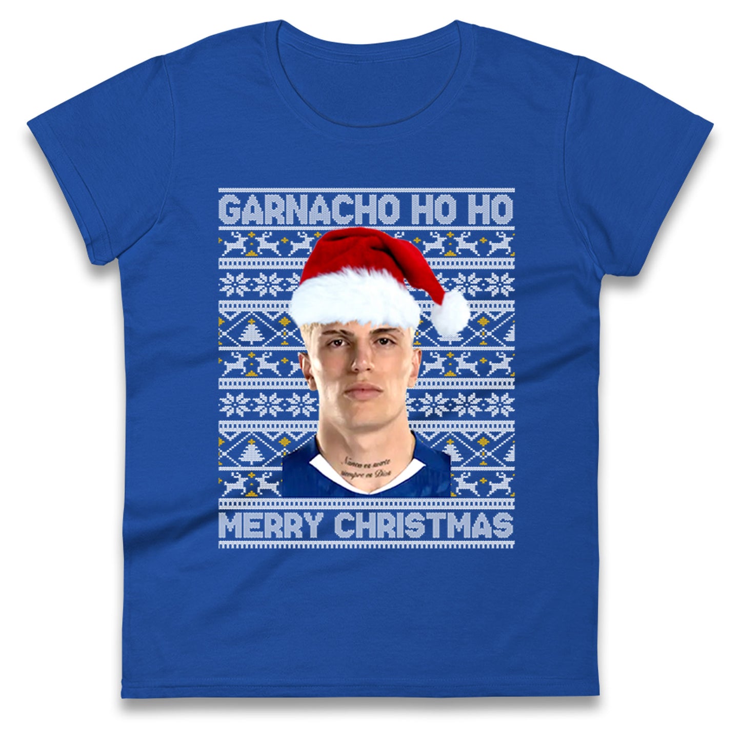 Garnacho Christmas Ladies T Shirt