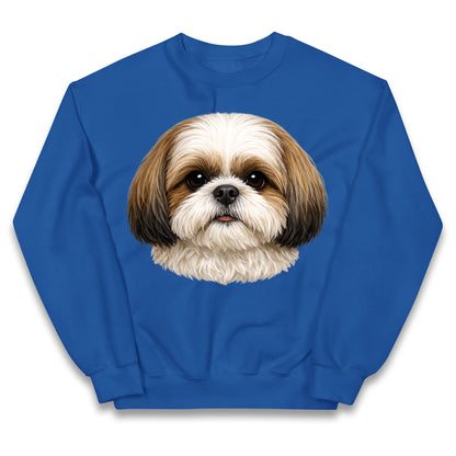 Shih Tzu Face Kids Jumper