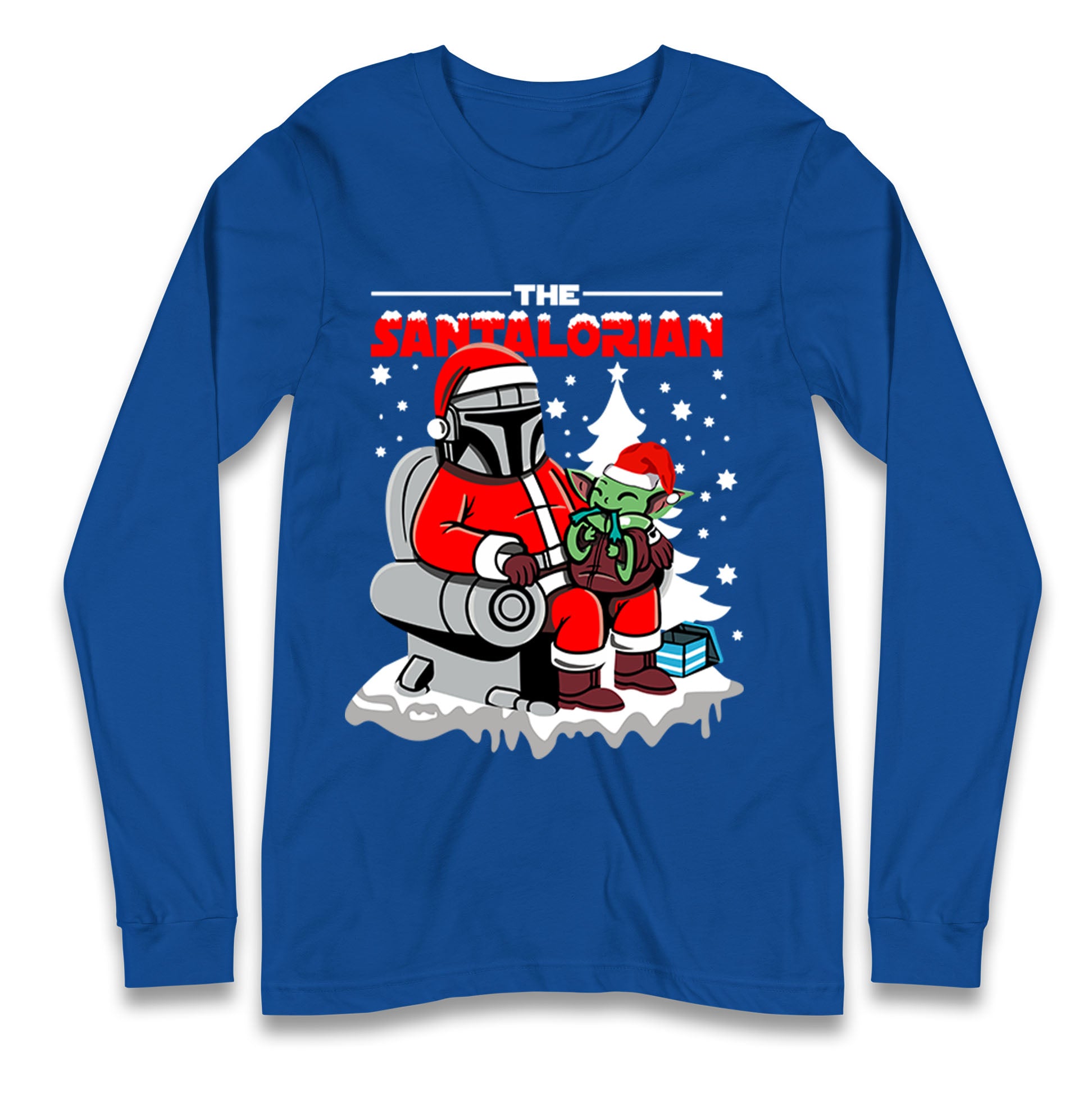 Mandalorian Christmas Longsleeve T Shirt