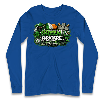 Celtic Green Brigade Football Longsleeve T Shirt 
