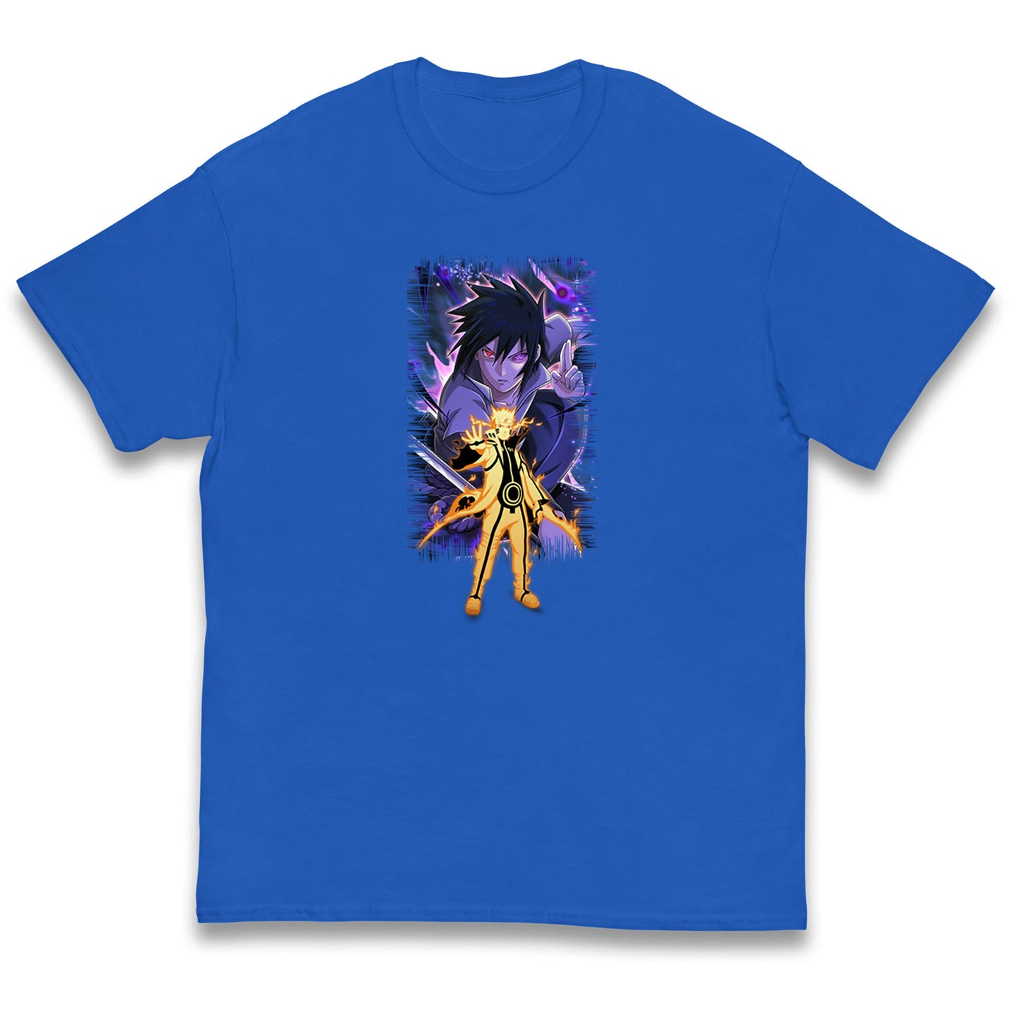 sasuke uchiha and naruto uzumaki t shirt