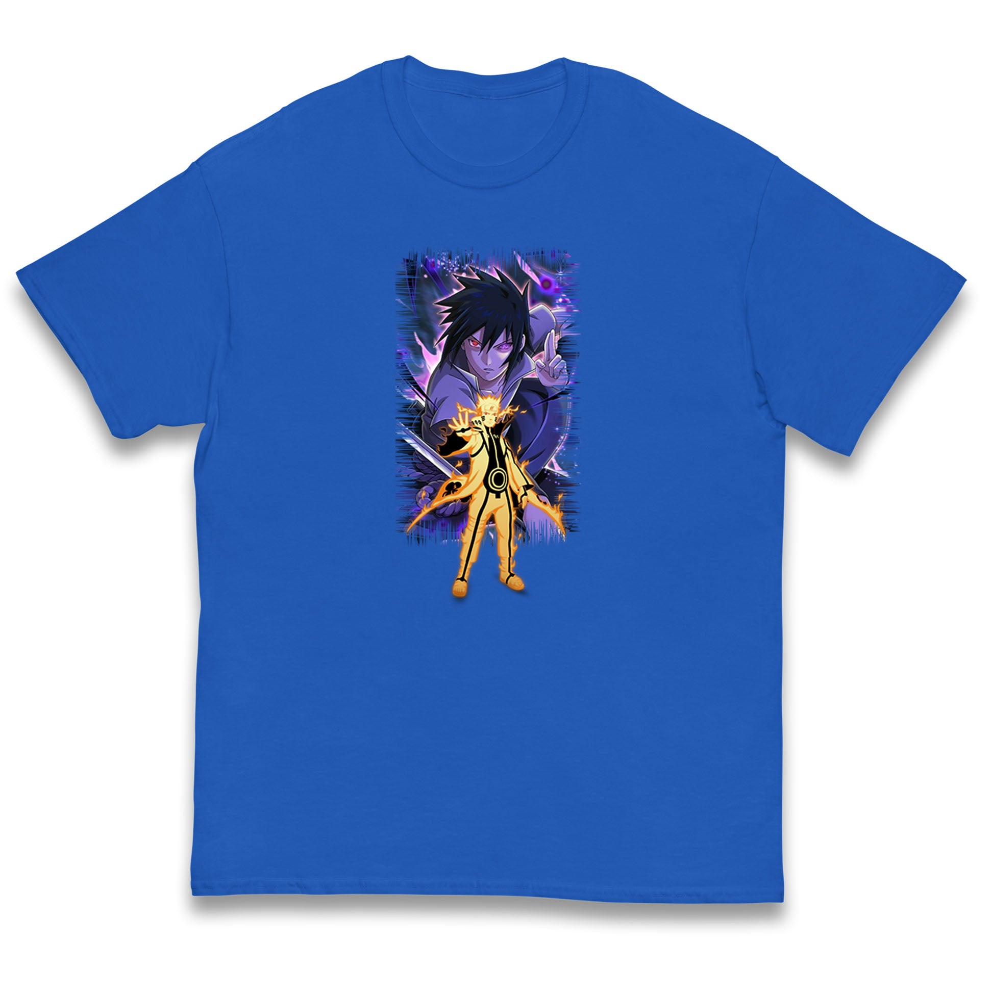 sasuke uchiha and naruto uzumaki t shirt