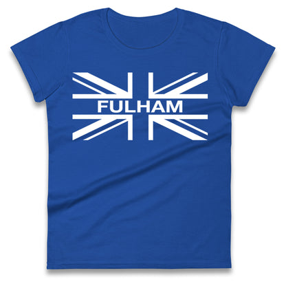 Fulham Football Flag Ladies T Shirt