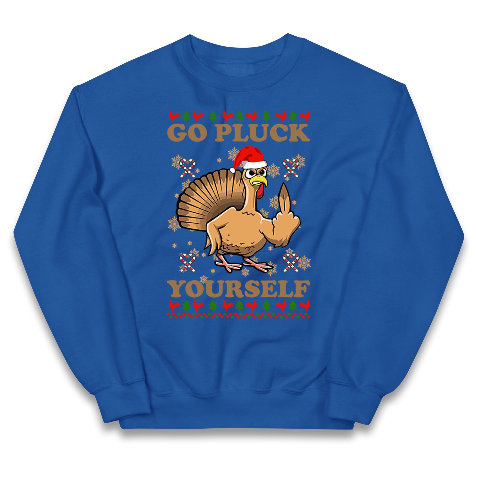 Christmas Go Pluck Yourself Funny Jumper