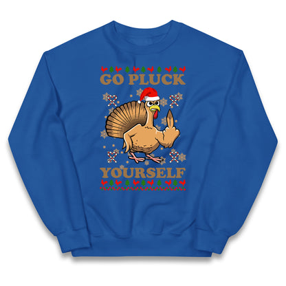 Christmas Go Pluck Yourself Funny Jumper