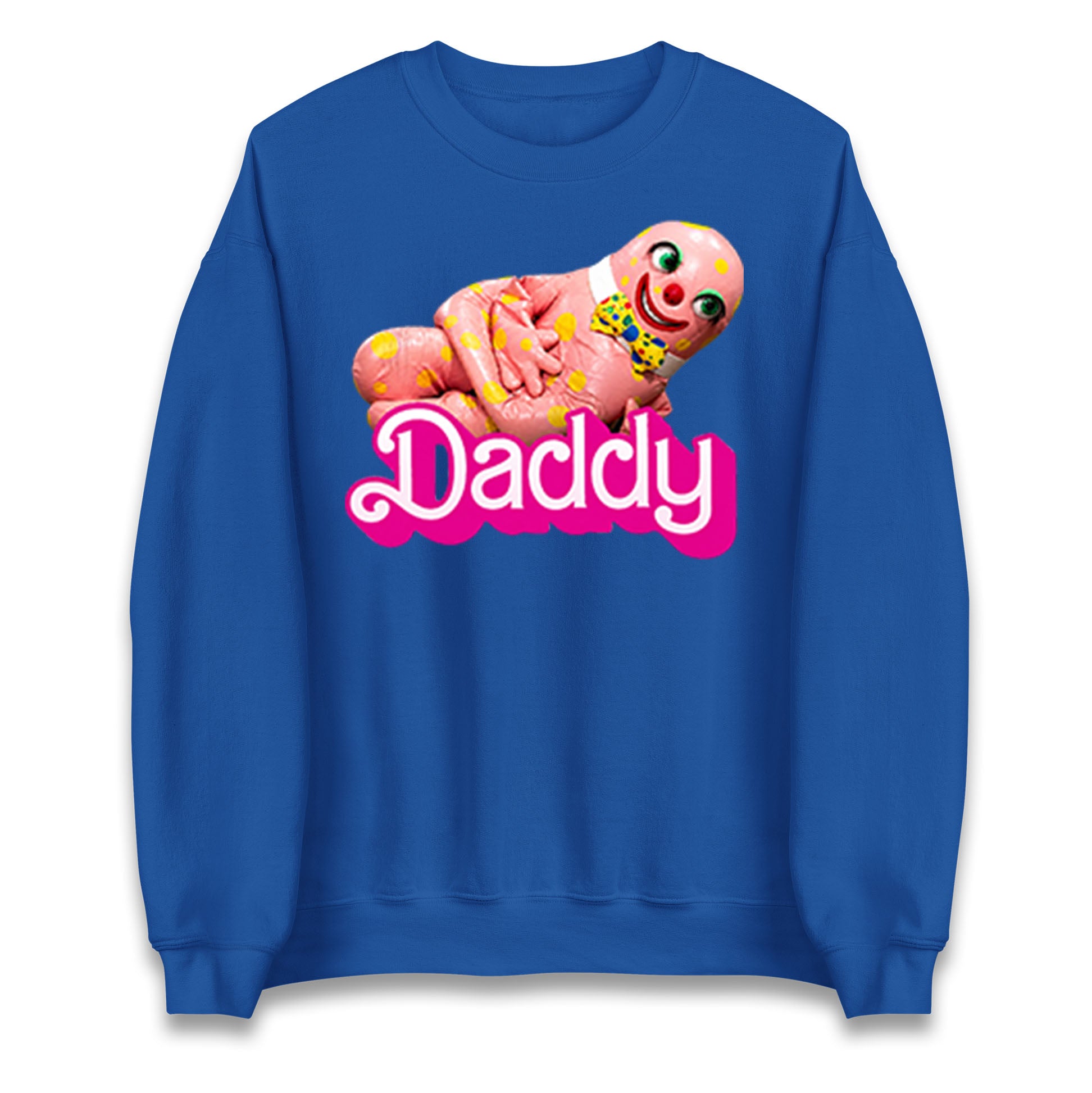 Funny Mr Blobby Daddy 90s Retro Jumper