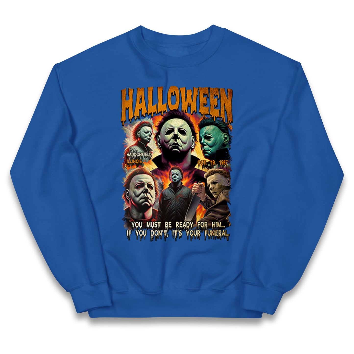 Michael Myers Horror Halloween Bootleg Kids Jumper