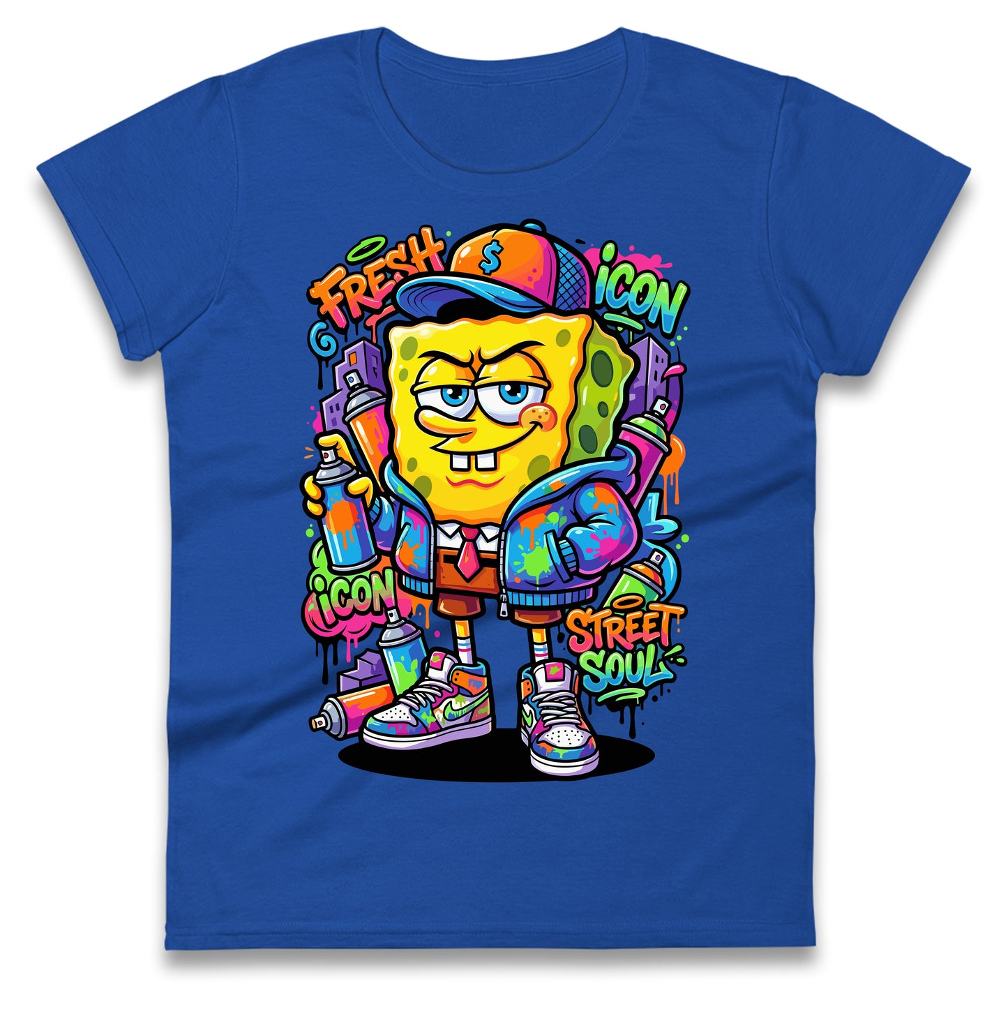 Sponge Bob Square Pants Ladies T Shirt