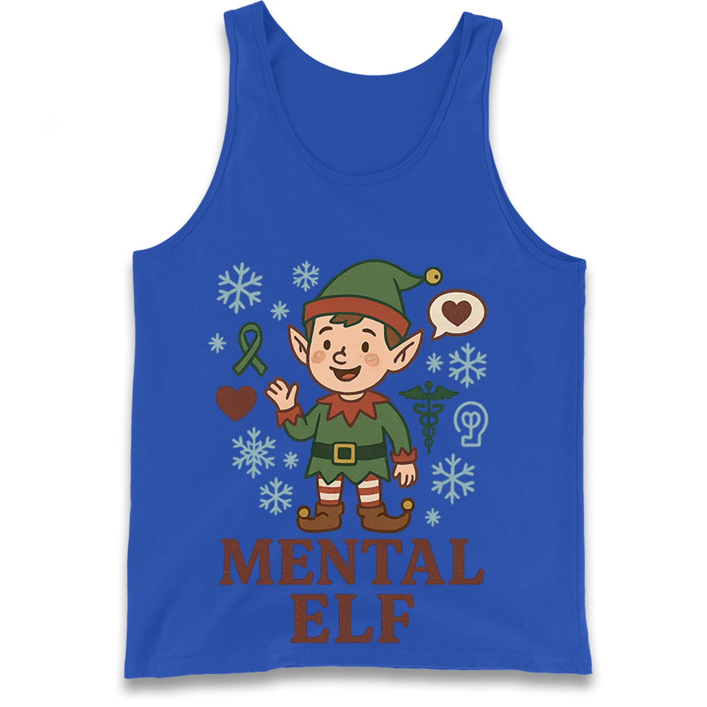 Mental Health Christmas Tank Top