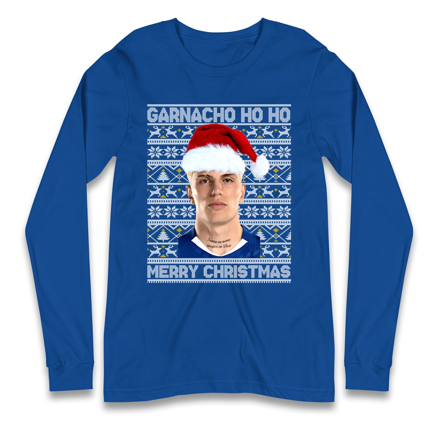 Garnacho Christmas Longsleeve T Shirt