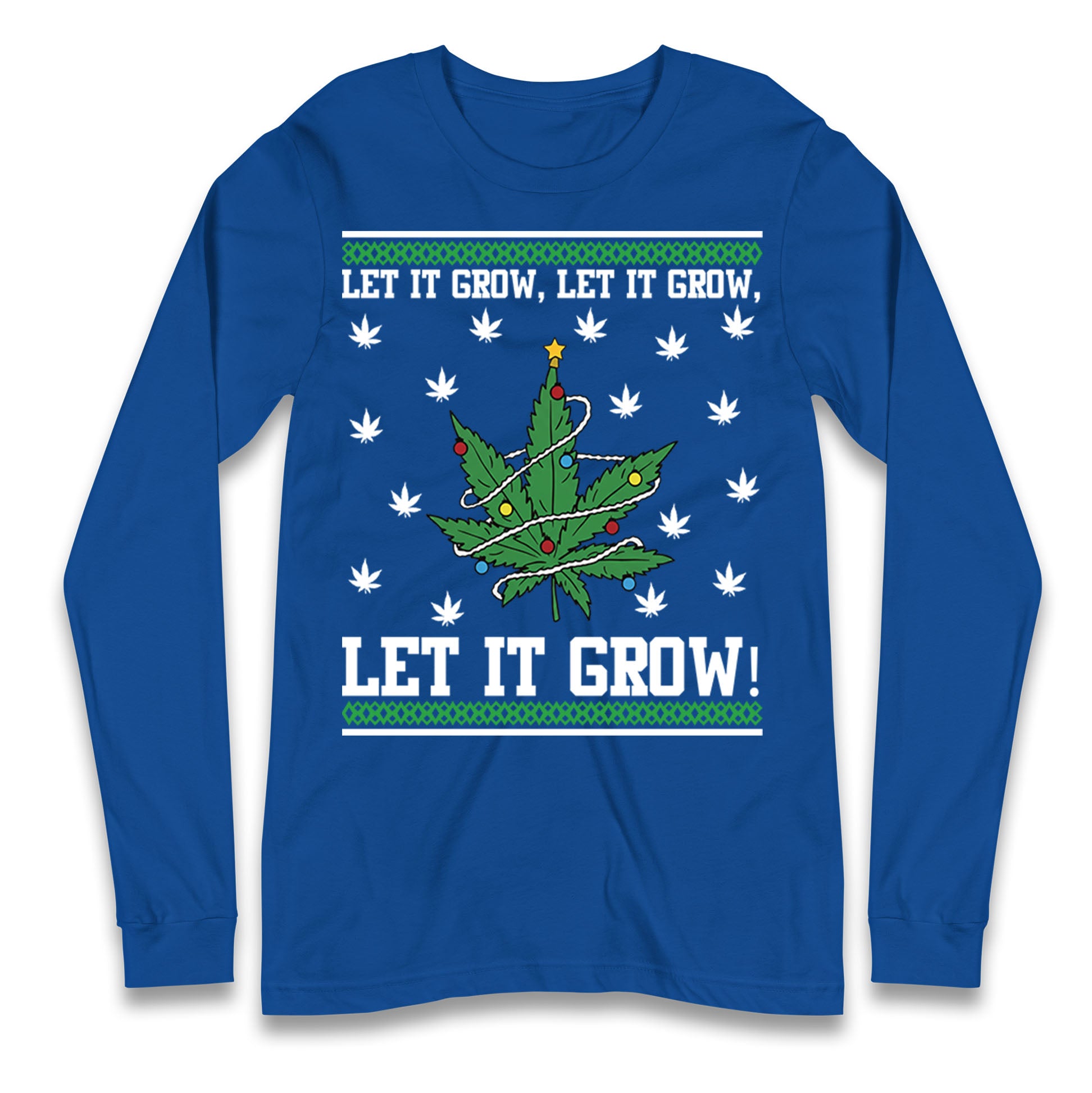 Cannabis Christmas Longsleeve T Shirt