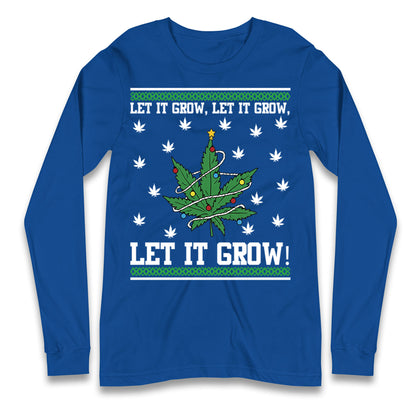 Cannabis Christmas Longsleeve T Shirt