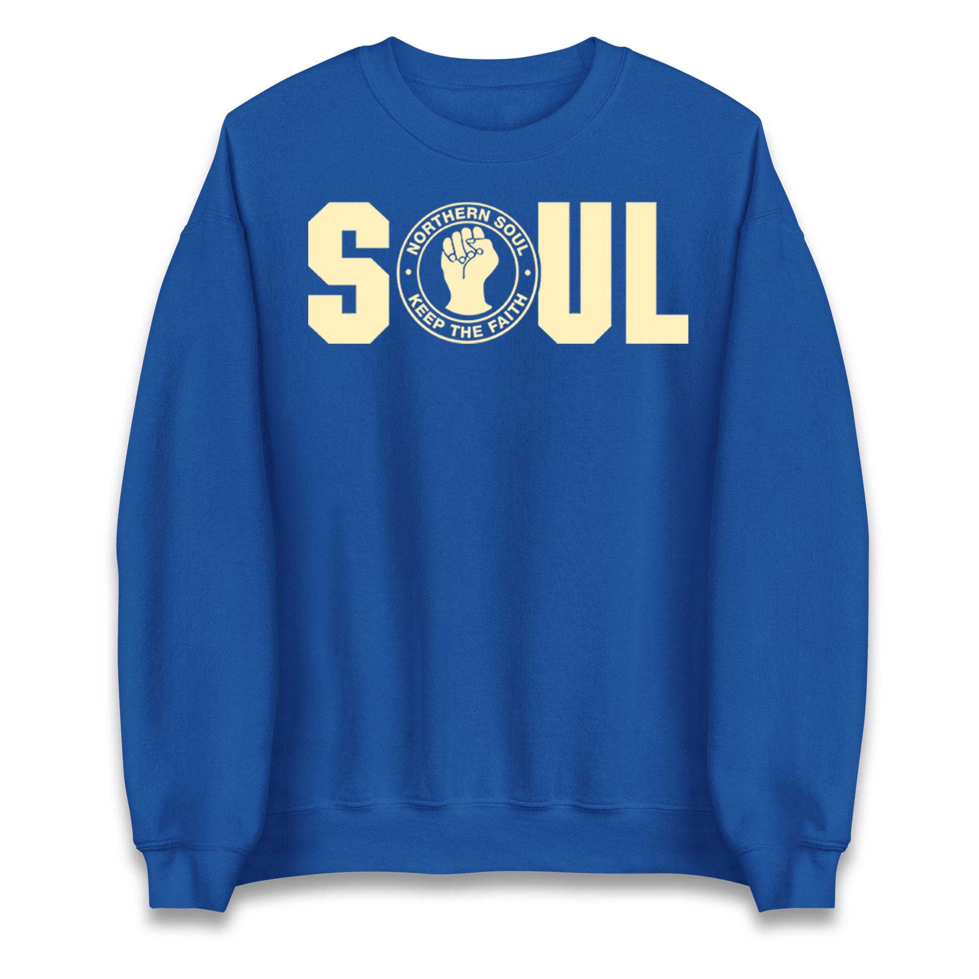 Northern Soul Keep The Faith Logo Jumper