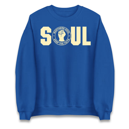 Northern Soul Keep The Faith Logo Jumper