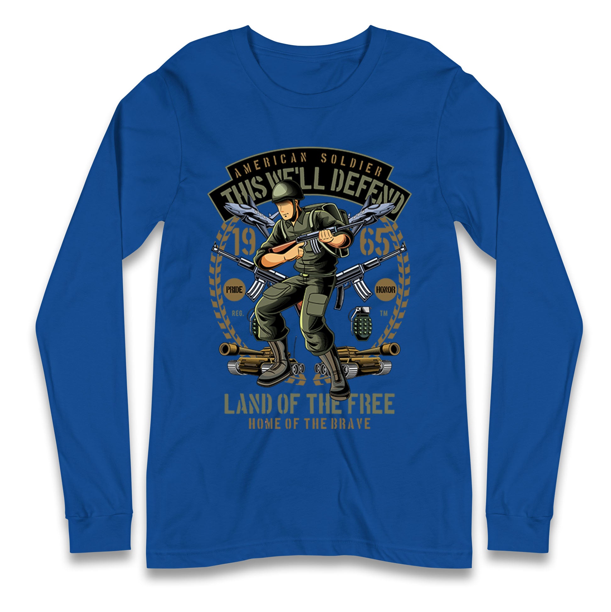 American Soldier Longsleeve T Shirt