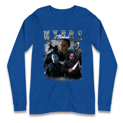 Michael Myers Serial Killer Halloween Bootleg Long Sleeve T Shirt