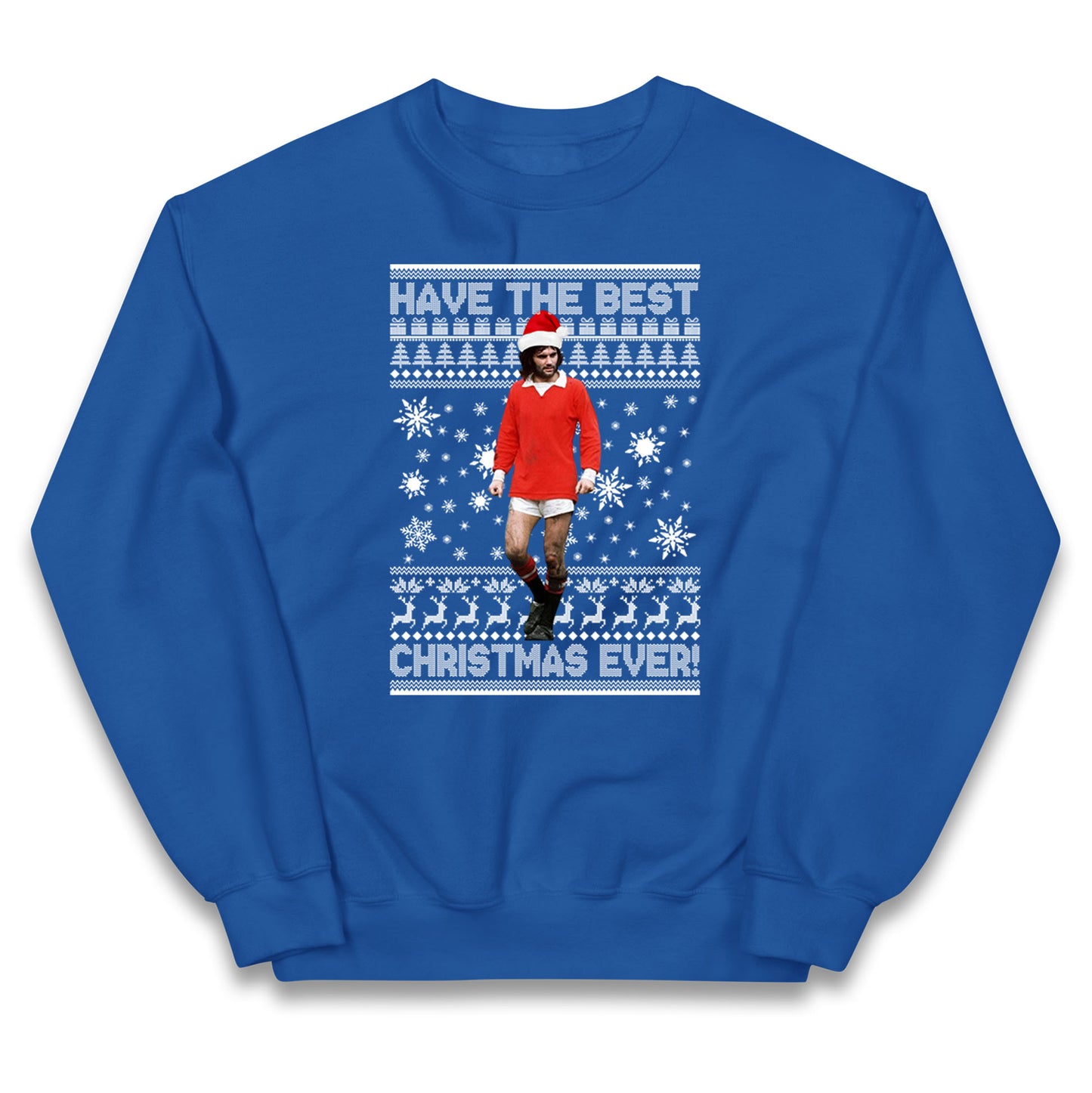 Christmas George Best Kids Jumper