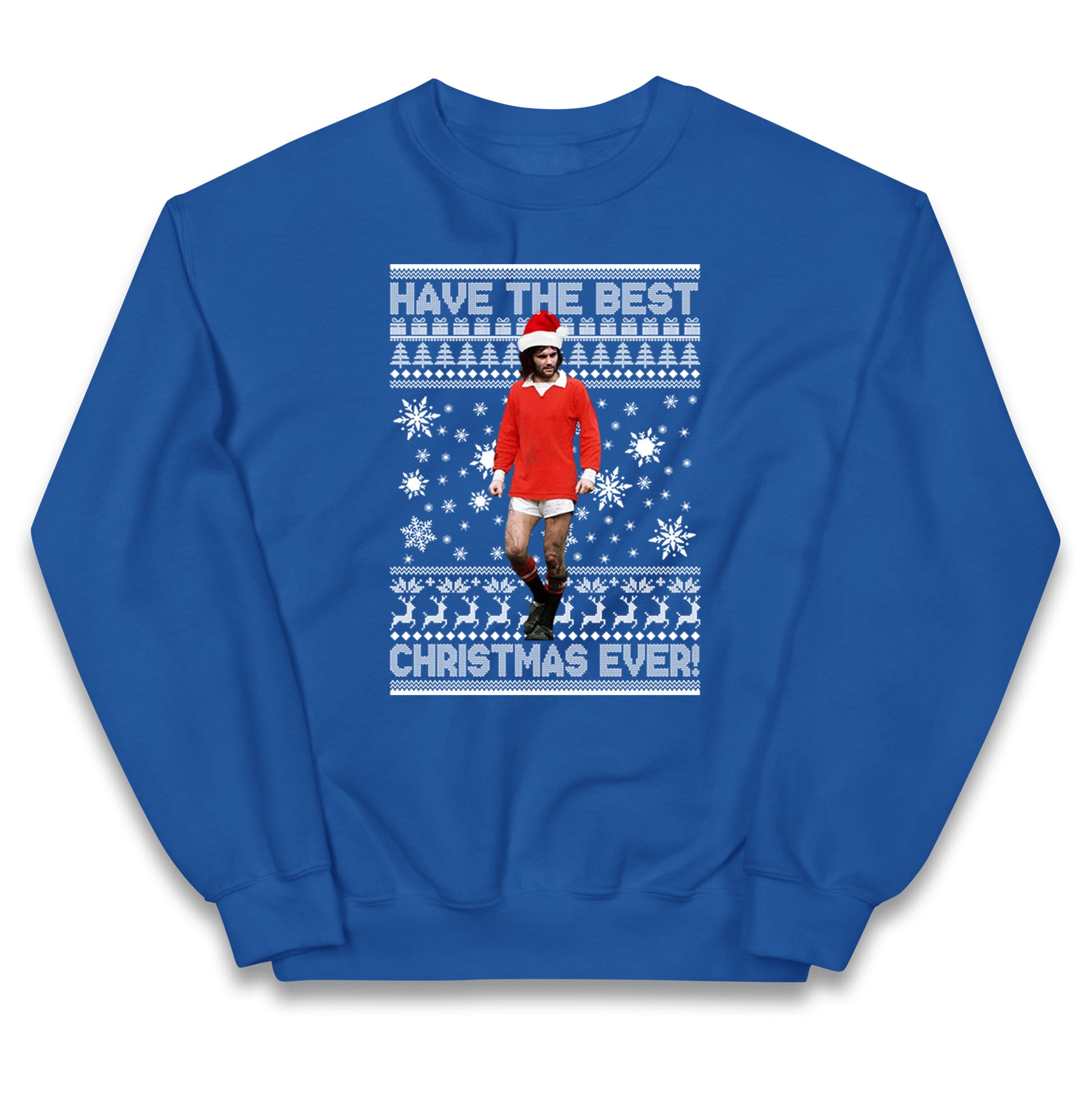 Christmas George Best Kids Jumper