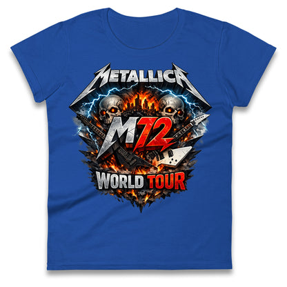 Metallica M72 World Tour Ladies T Shirt