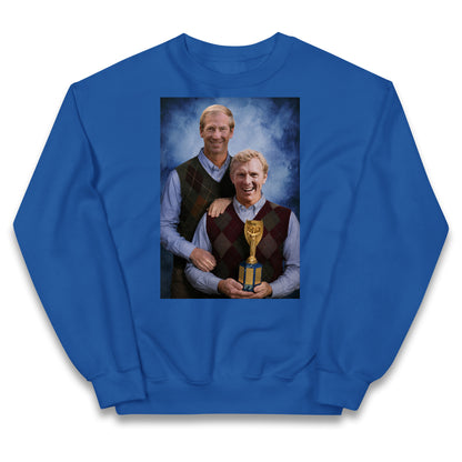 Bobby Moore Bobby Charlton Step Brothers Style England 1966 Kids Jumper