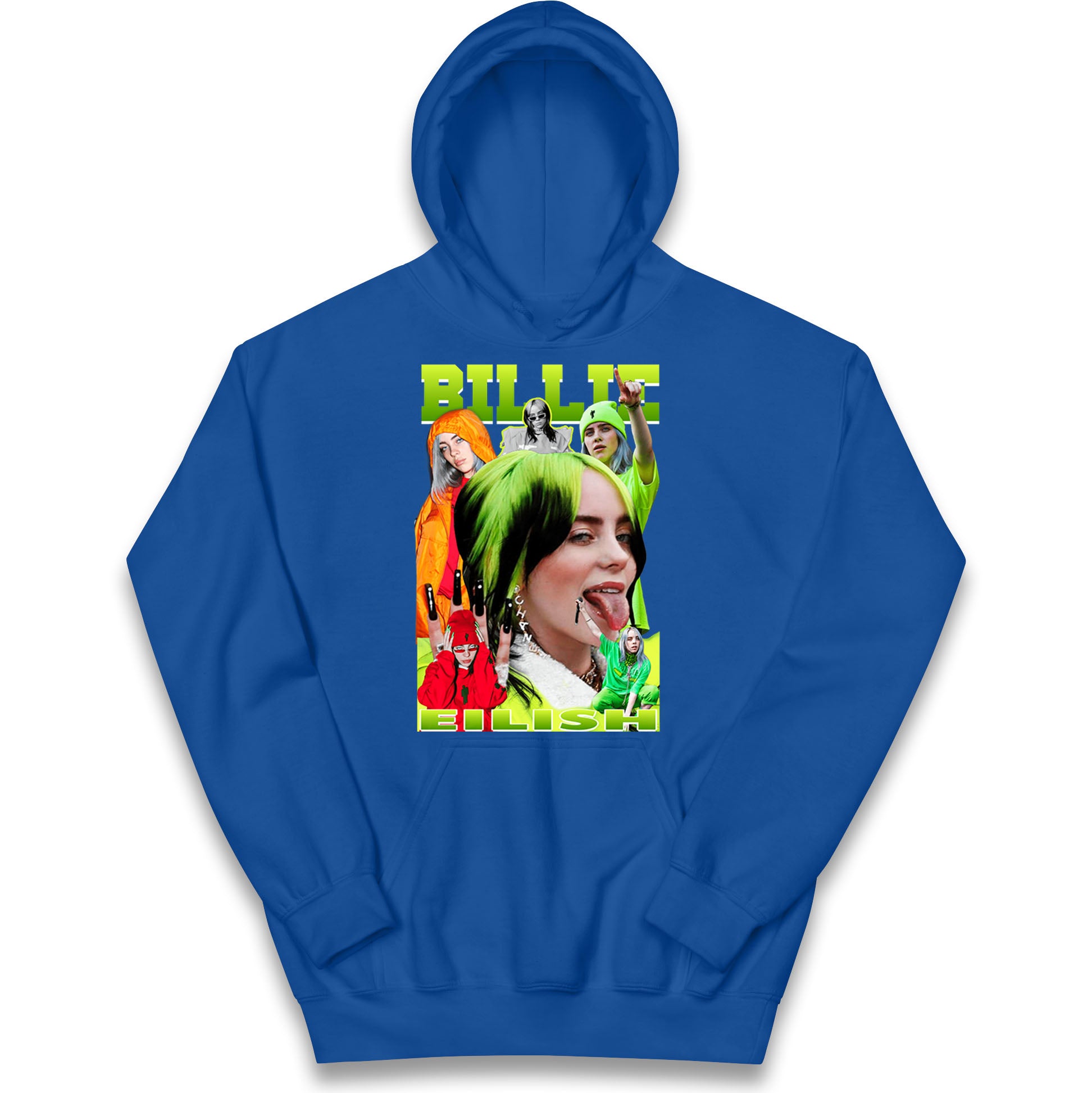 Billie Eilish Green Kids Hoodie