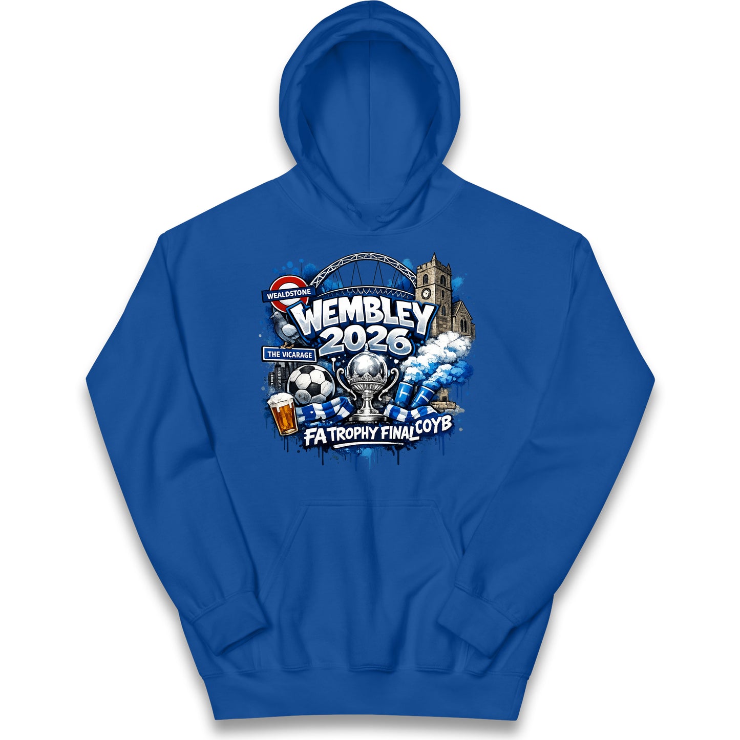 Wealdstone FA Trophy Final Wembley 2026 | Buy FA Trophy Wear Kids Hoodie 