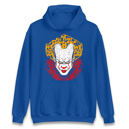 Pennywise Scary Clown Halloween Hoodie

