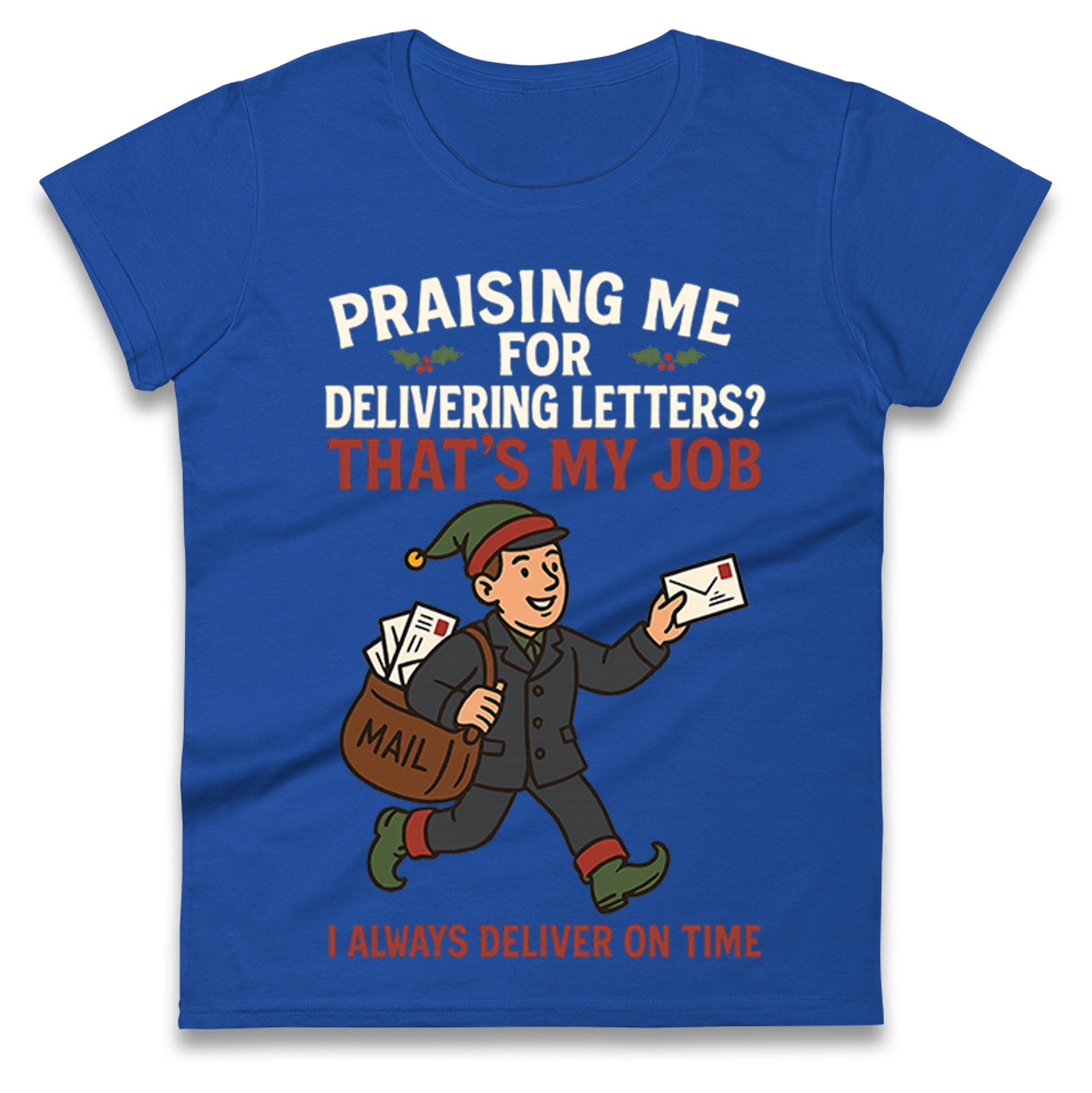 Royal Mail Christmas Ladies T Shirt