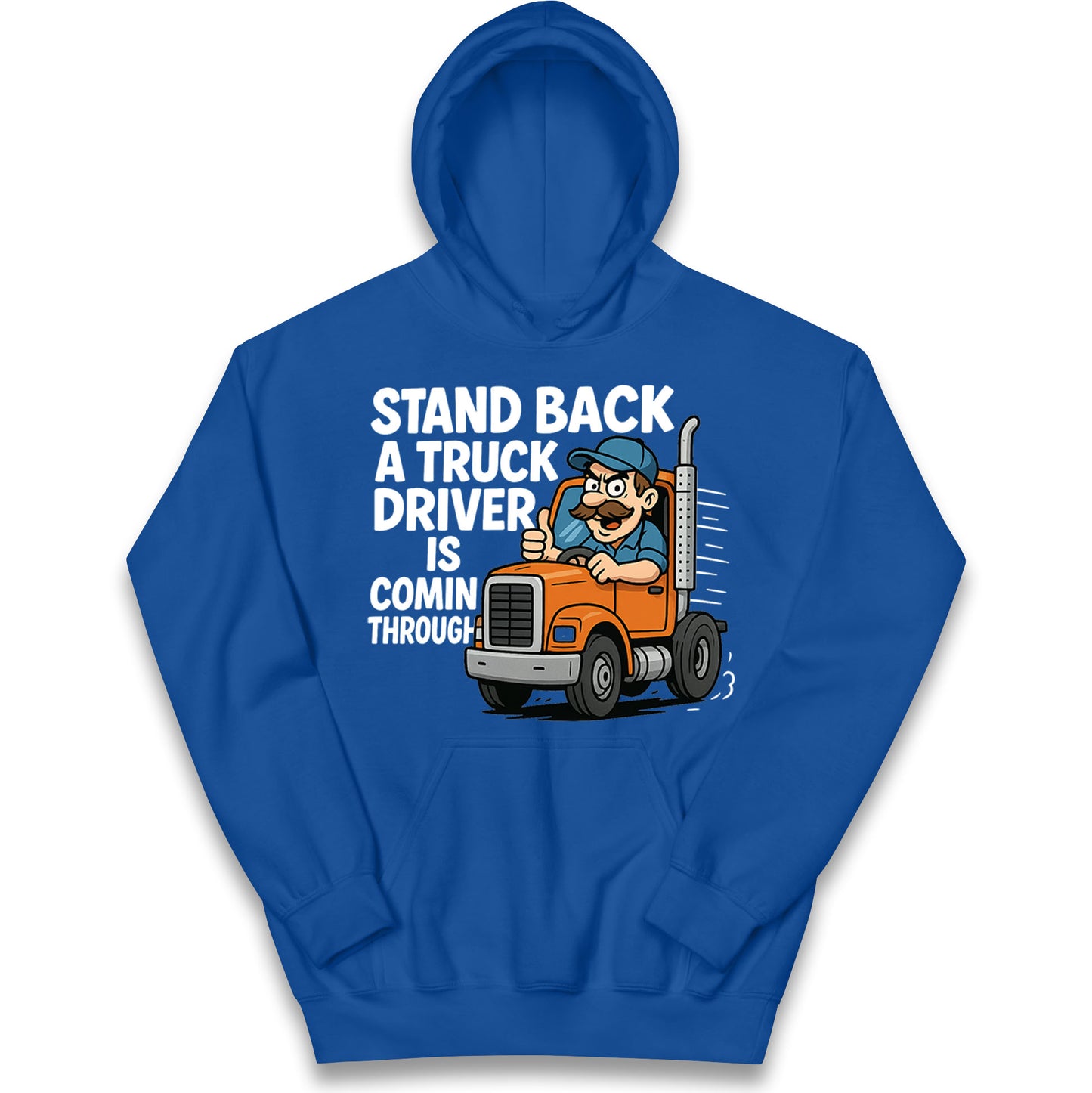 Truck Driver Kids Hoodie