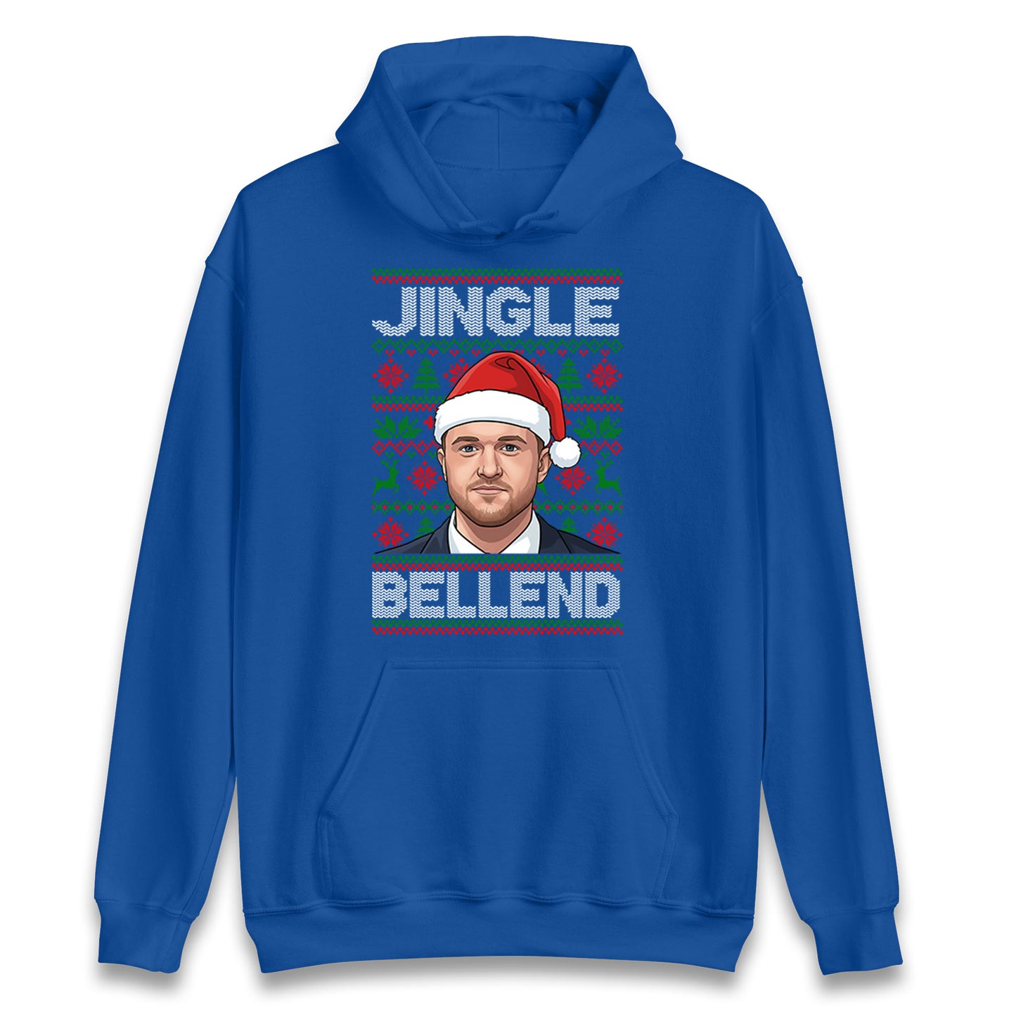 Tommy Robinson Jingle Bell Hoodie 