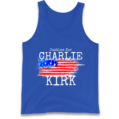 Justice For Charlie Kirk Tank Top