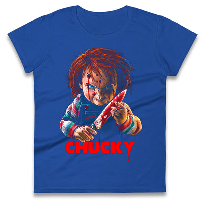 Chucky Childs Play Ladies T Shirt 
