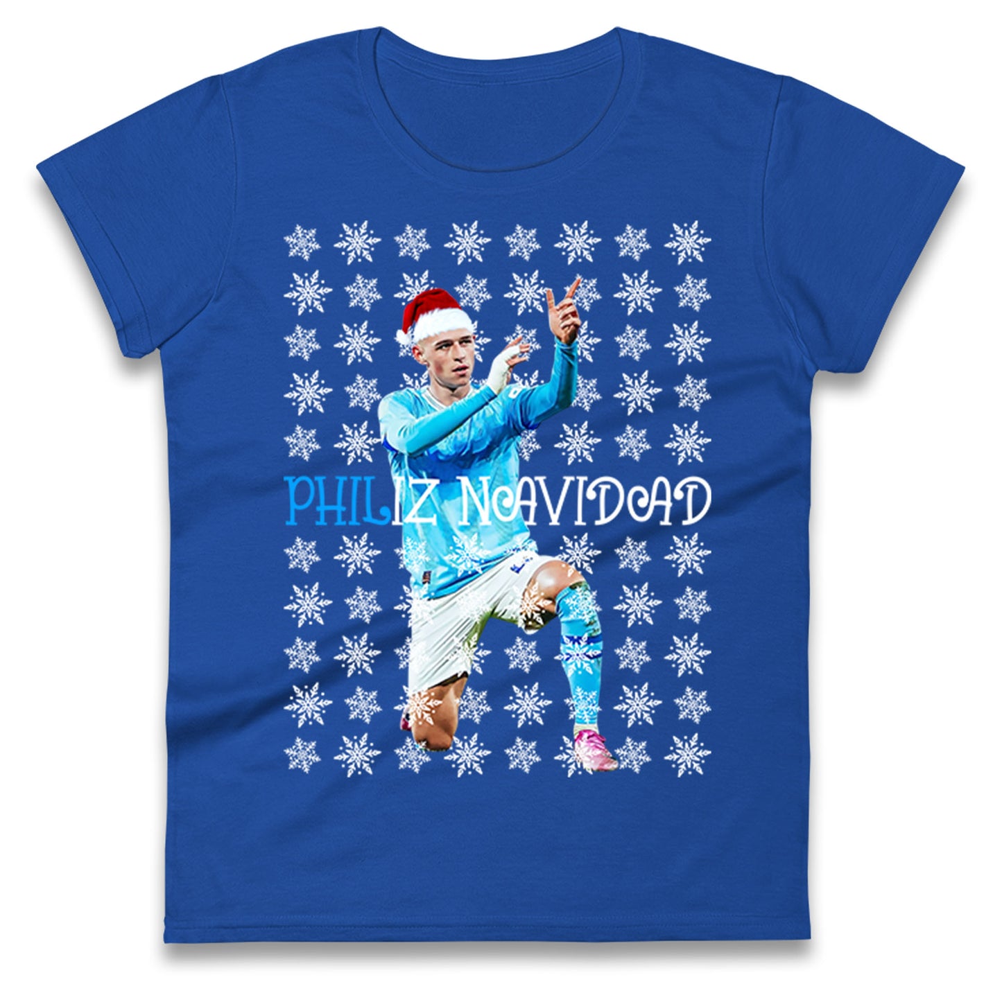 Phil Foden Philiz Navidad Christmas Ladies Shirt
