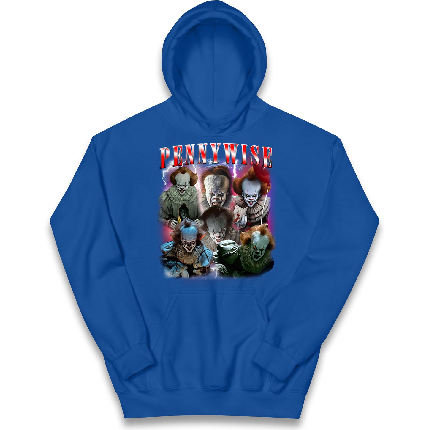 The Clown Pennywise Scary Halloween Bootleg Kids Hoodie