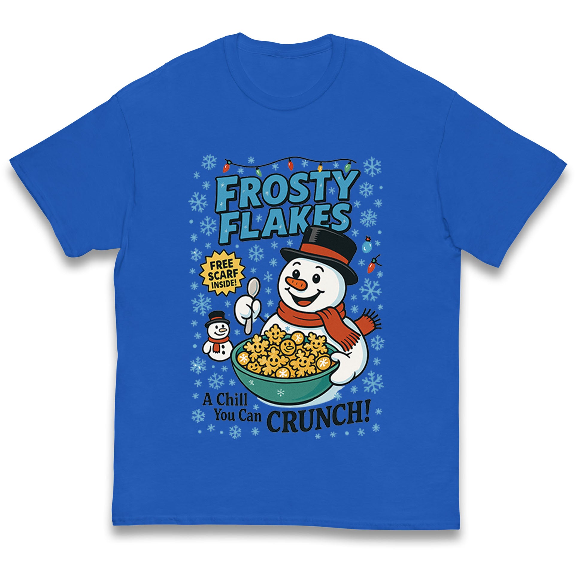 Snowman Christmas Kids T Shirt
