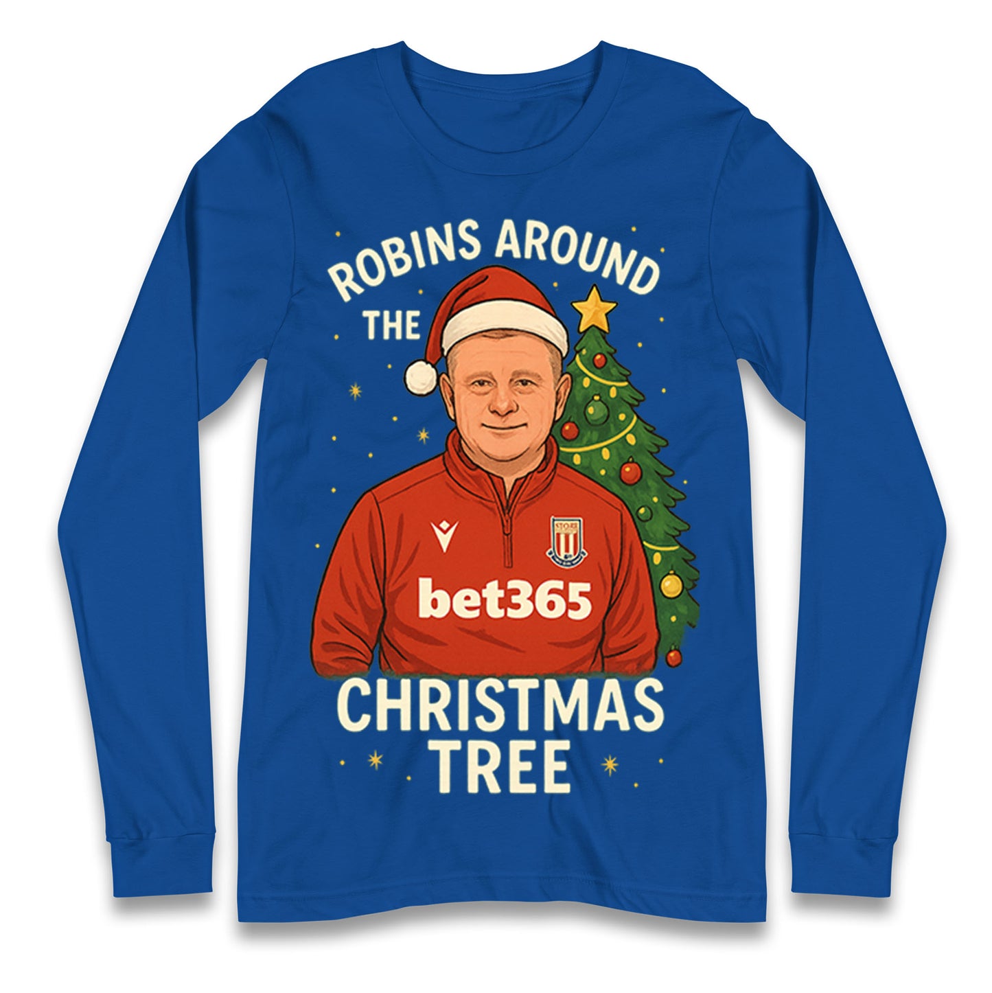 Stoke City Christmas Longsleeve T Shirt 