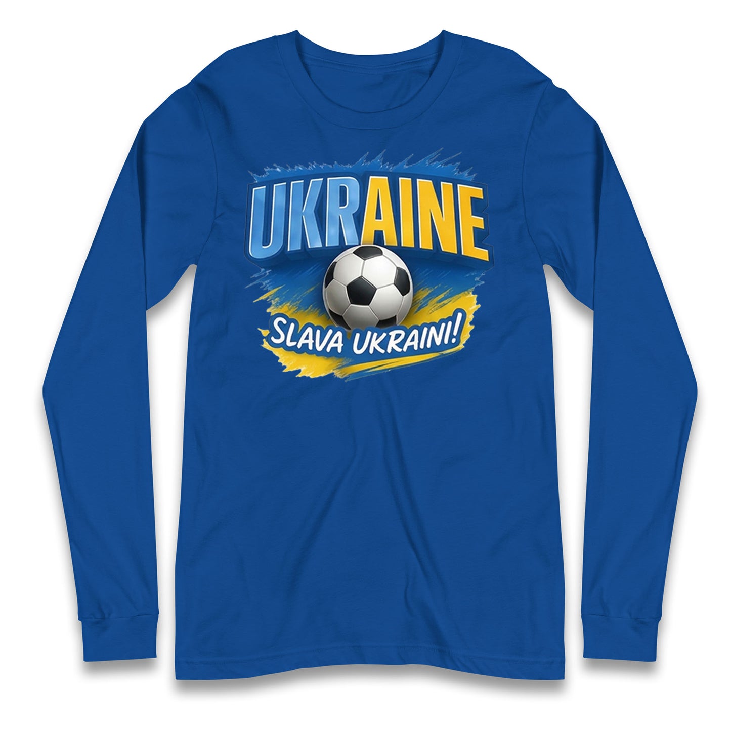 Ukraine Retro World Cup Longsleeve T Shirt 