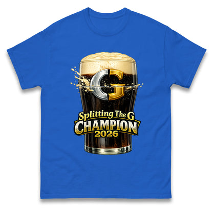 Splitting The G Champion T Shirt